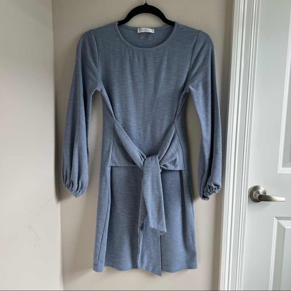 Blue dress